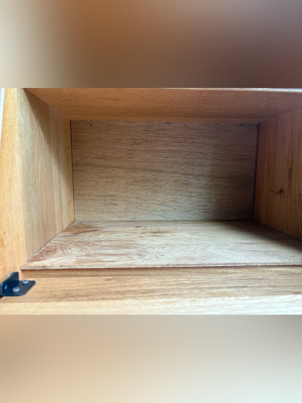 70's Cornwall Wooden Bread Box - Oak Finish - Picture 8 of 8